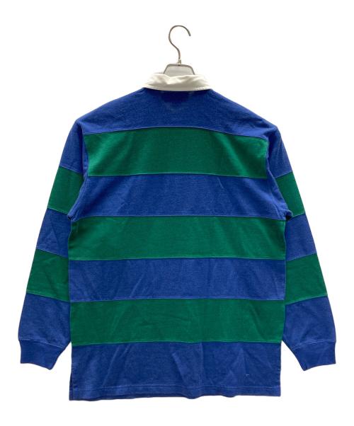 POLO RALPH LAUREN（ポロ・ラルフローレン）POLO RALPH LAUREN (ポロ・ラルフローレン) ラガーシャツ ブルー×グリーン サイズ:Mの古着・服飾アイテム