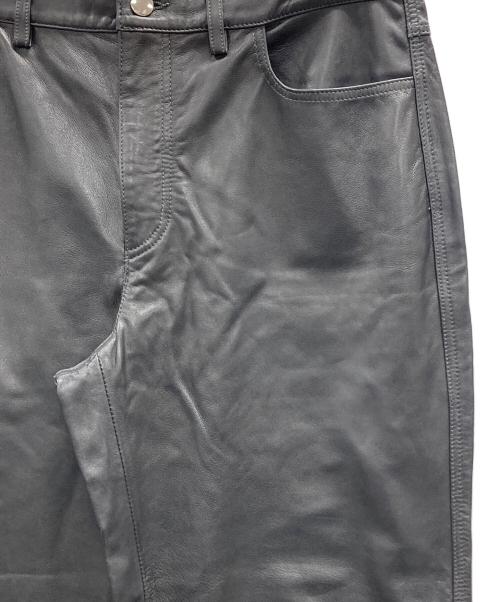 ZARA（ザラ）ZARA (ザラ) レザーパンツ ブラック サイズ:USA Lの古着・服飾アイテム