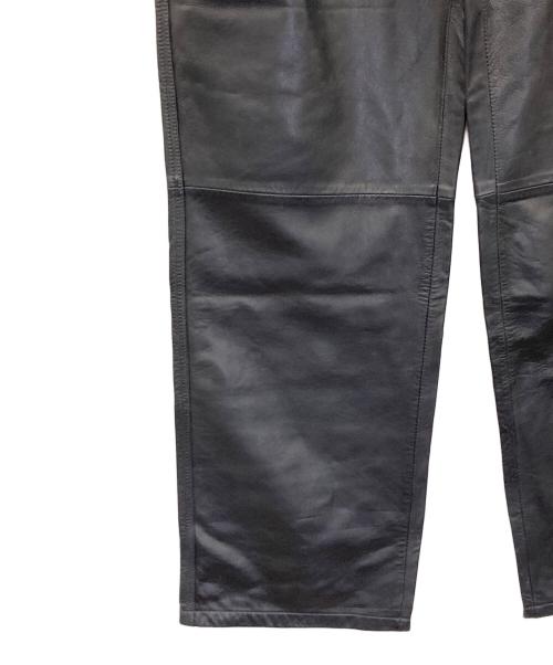 ZARA（ザラ）ZARA (ザラ) レザーパンツ ブラック サイズ:USA Lの古着・服飾アイテム