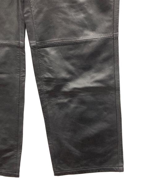 ZARA（ザラ）ZARA (ザラ) レザーパンツ ブラック サイズ:USA Lの古着・服飾アイテム