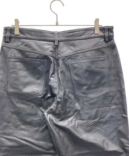 ZARA（ザラ）ZARA (ザラ) レザーパンツ ブラック サイズ:USA Lの古着・服飾アイテム