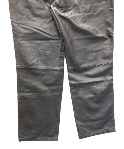 ZARA（ザラ）ZARA (ザラ) レザーパンツ ブラック サイズ:USA Lの古着・服飾アイテム
