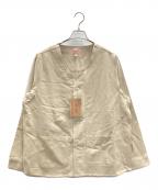 BIG MIKEビックマイク）の古着「フランネルカーディガン」｜ベージュ