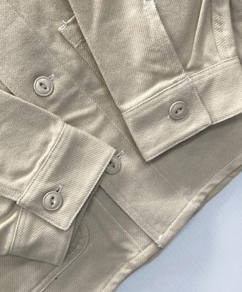 BIG MIKE（ビックマイク）BIG MIKE (ビックマイク) フランネルカーディガン ベージュ サイズ:L 未使用品の古着・服飾アイテム