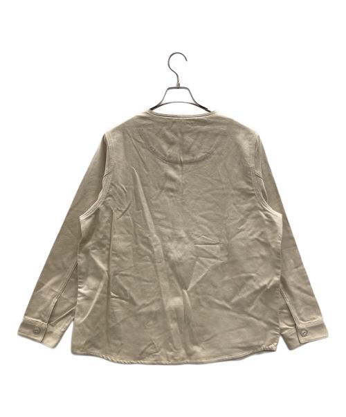 BIG MIKE（ビックマイク）BIG MIKE (ビックマイク) フランネルカーディガン ベージュ サイズ:L 未使用品の古着・服飾アイテム