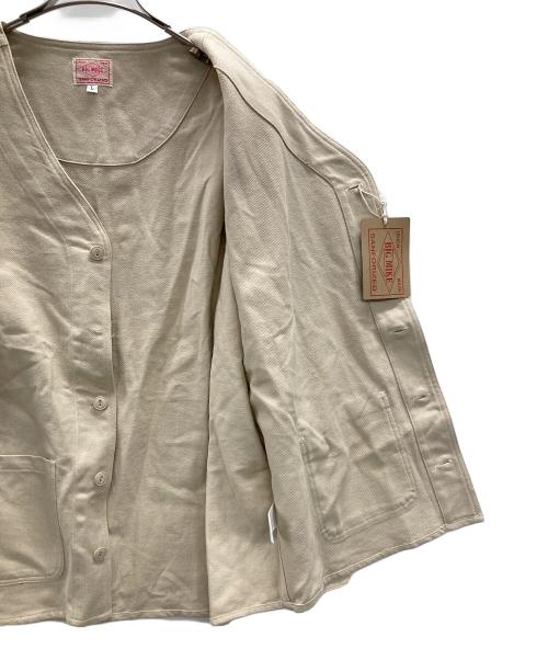 BIG MIKE（ビックマイク）BIG MIKE (ビックマイク) フランネルカーディガン ベージュ サイズ:L 未使用品の古着・服飾アイテム