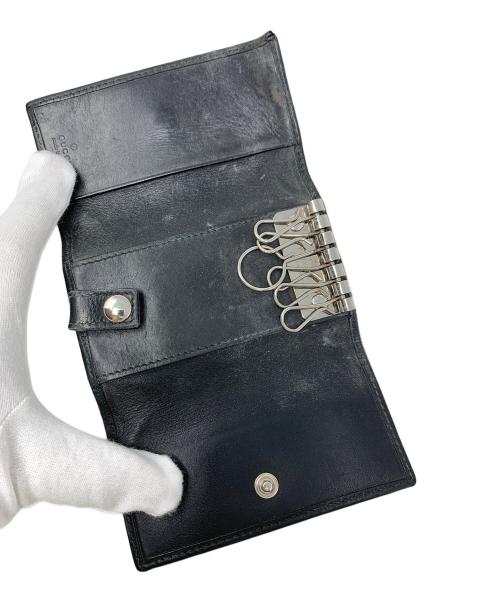 GUCCI（グッチ）GUCCI (グッチ) キーケース ６連 モノグラム ブラック サイズ:6連の古着・服飾アイテム