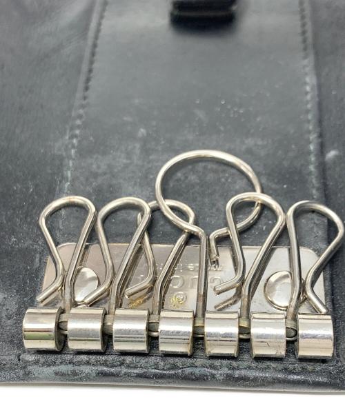 GUCCI（グッチ）GUCCI (グッチ) キーケース ６連 モノグラム ブラック サイズ:6連の古着・服飾アイテム