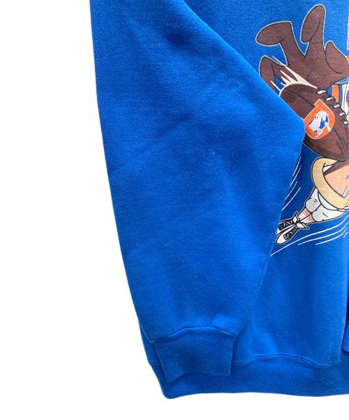 JOSTENS（ジャスティンズ）JOSTENS (ジャスティンズ) タズマニアンデビル プリントスウェット ブルー サイズ:XLの古着・服飾アイテム