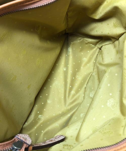 DAKOTA（ダコタ）DAKOTA (ダコタ) レザートートバッグ チーザレ 鳥プリント キャメル サイズ:実寸サイズにてご確認ください。の古着・服飾アイテム