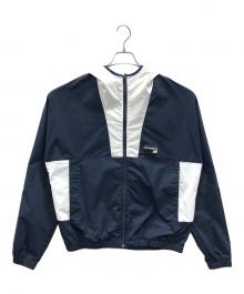 NEW BALANCE（ニューバランス）の古着「ジャケット ウィンドブレーカー」｜ネイビー×ホワイト