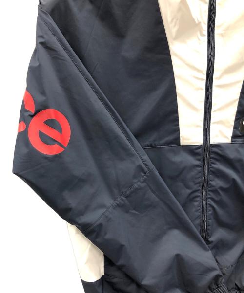 NEW BALANCE（ニューバランス）NEW BALANCE (ニューバランス) ジャケット ウィンドブレーカー ネイビー×ホワイト サイズ:Sの古着・服飾アイテム