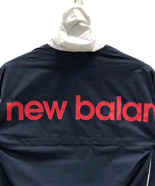 NEW BALANCE（ニューバランス）NEW BALANCE (ニューバランス) ジャケット ウィンドブレーカー ネイビー×ホワイト サイズ:Sの古着・服飾アイテム