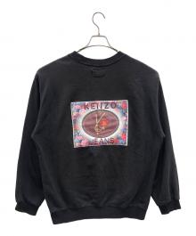 KENZO（ケンゾー）の古着「バック刺繍 スウェット」｜ブラック