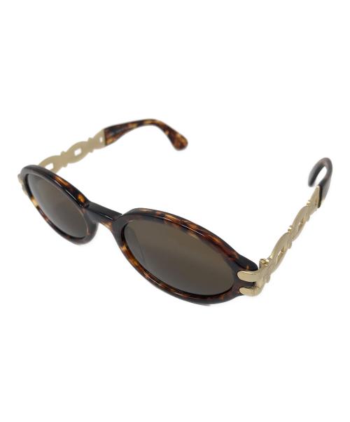 FENDI（フェンディ）FENDI (フェンディ) サングラス オーバル フルリム ブラウン サイズ:実寸サイズにてご確認ください。の古着・服飾アイテム