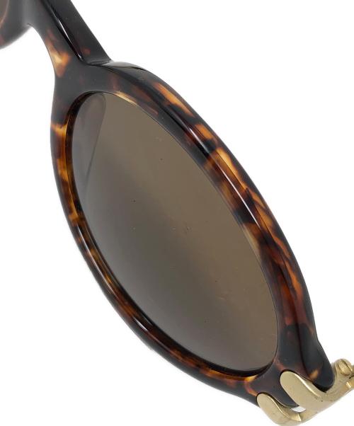 FENDI（フェンディ）FENDI (フェンディ) サングラス オーバル フルリム ブラウン サイズ:実寸サイズにてご確認ください。の古着・服飾アイテム