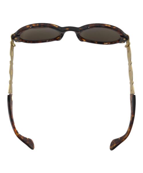 FENDI（フェンディ）FENDI (フェンディ) サングラス オーバル フルリム ブラウン サイズ:実寸サイズにてご確認ください。の古着・服飾アイテム