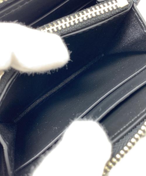 TORY BURCH（トリーバーチ）TORY BURCH (トリーバーチ) コインケース　キラ ダイヤモンドキルト マルチクローバー ジップアラウンド スモールウォレット ブラック サイズ:実寸サイズにてご確認ください。の古着・服飾アイテム