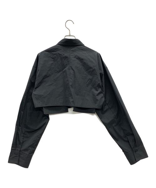 TODAYFUL（トゥデイフル）TODAYFUL (トゥデイフル) シャツ Pocket Short Shirts （ポケット ショート シャツ） ブラック サイズ:Fの古着・服飾アイテム
