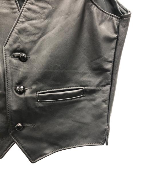 Schott（ショット）Schott (ショット) ベスト ブラック サイズ:Sの古着・服飾アイテム