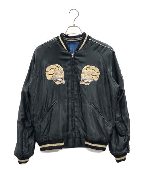 東洋エンタープライズ（トウヨウエンタープライズ）東洋エンタープライズ (トウヨウエンタープライズ) スカジャン ブルー×ホワイト サイズ:Mの古着・服飾アイテム