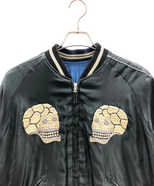 東洋エンタープライズ（トウヨウエンタープライズ）東洋エンタープライズ (トウヨウエンタープライズ) スカジャン ブルー×ホワイト サイズ:Mの古着・服飾アイテム