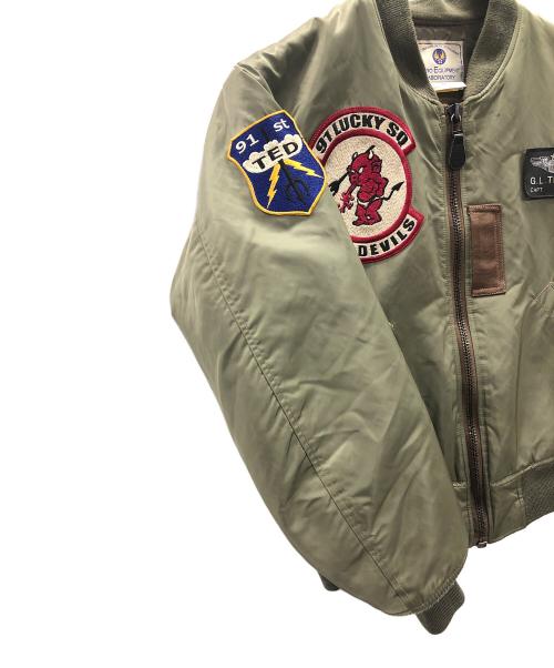 TEDMAN（テッドマン）TEDMAN (テッドマン) MA-1ジャケット オリーブ サイズ:40の古着・服飾アイテム