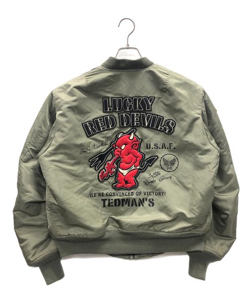 TEDMAN（テッドマン）TEDMAN (テッドマン) MA-1ジャケット オリーブ サイズ:40の古着・服飾アイテム