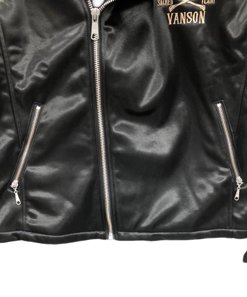 VANSON（バンソン）VANSON (バンソン) ライダースジャケット ブラック サイズ:XLの古着・服飾アイテム