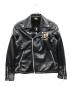 VANSON（バンソン）の古着「ライダースジャケット」｜ブラック