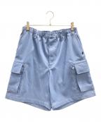DAIWA PIER39ダイワ ピア39）の古着「カーゴショートパンツ Tech Field 6Pocket Shorts Denim(テックフィールド6ポケットショートデニム)」｜スカイブルー