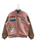 GALFY（ガルフィー）の古着「スタジャン 二代目わんわん大学 JKT（ニダイメ ワンワンダイガク ジャケット）」｜ピンク
