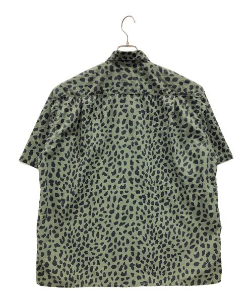 WACKO MARIA（ワコマリア）WACKO MARIA (ワコマリア) GRAMICCI (グラミチ) 半袖シャツ レオパード柄 カーキ サイズ:ASIA XLの古着・服飾アイテム