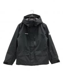 MAMMUT（マムート）の古着「中綿ジャケット フォール ライン ハードシェル サーモ フーデッド ジャケット アジアンフィット」｜ブラック