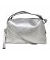 GIANNI CHIARINI（ジャンニ キアリーニ）の古着「2WAYバッグ ハンドバッグ ショルダーバッグ」｜シルバー
