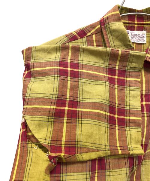 TOWN CRAFT（タウンクラフト）TOWN CRAFT (タウンクラフト) オープンカラーシャツ カーキ サイズ:Mの古着・服飾アイテム