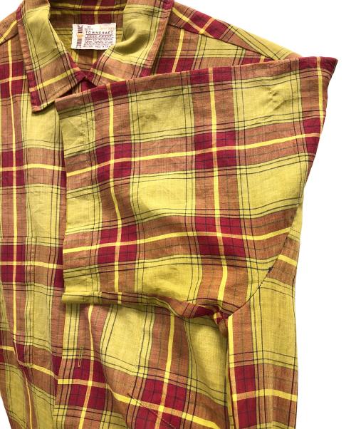 TOWN CRAFT（タウンクラフト）TOWN CRAFT (タウンクラフト) オープンカラーシャツ カーキ サイズ:Mの古着・服飾アイテム