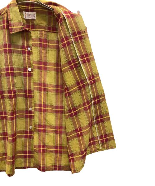 TOWN CRAFT（タウンクラフト）TOWN CRAFT (タウンクラフト) オープンカラーシャツ カーキ サイズ:Mの古着・服飾アイテム