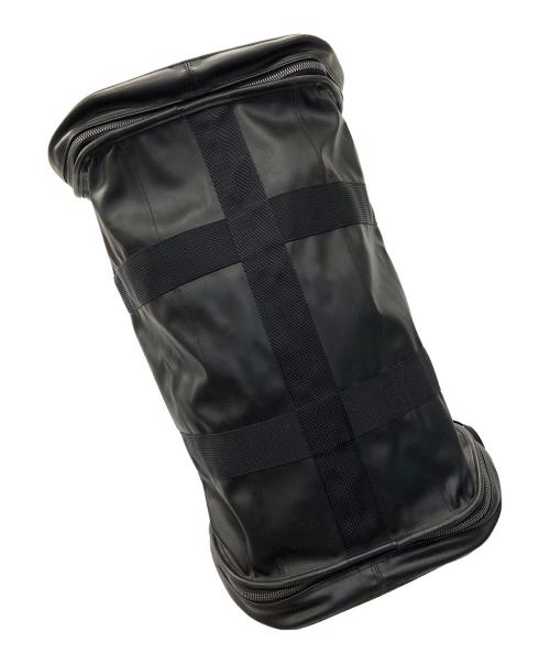 LUGGAGE LABEL（ラゲッジ レーベル）LUGGAGE LABEL (ラゲッジ レーベル) 2WAYバッグ ショルダーバッグ ボストンバッグ NEW LINER 2WAY BOSTON BAG（ニュー ライナー ツーウエイ ボストン バッグ） ブラック サイズ:Sの古着・服飾アイテム