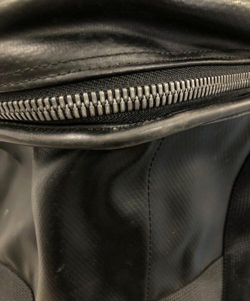 LUGGAGE LABEL（ラゲッジ レーベル）LUGGAGE LABEL (ラゲッジ レーベル) 2WAYバッグ ショルダーバッグ ボストンバッグ NEW LINER 2WAY BOSTON BAG（ニュー ライナー ツーウエイ ボストン バッグ） ブラック サイズ:Sの古着・服飾アイテム