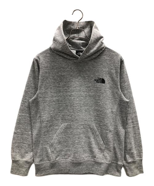 THE NORTH FACE（ザ ノース フェイス）THE NORTH FACE (ザ ノース フェイス) パーカー Back Square Logo Hoodie（バック スクエア ロゴ フーディー） グレー サイズ:Mの古着・服飾アイテム
