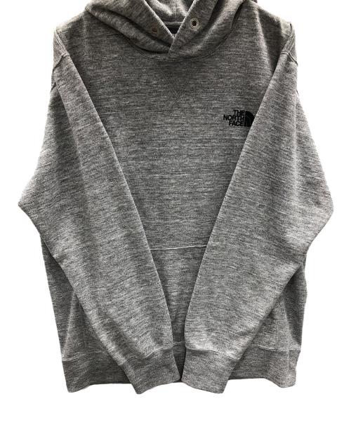 THE NORTH FACE（ザ ノース フェイス）THE NORTH FACE (ザ ノース フェイス) パーカー Back Square Logo Hoodie（バック スクエア ロゴ フーディー） グレー サイズ:Mの古着・服飾アイテム