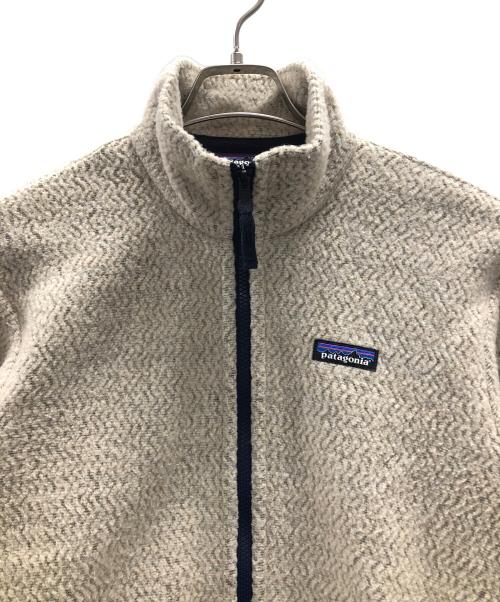 Patagonia（パタゴニア）Patagonia (パタゴニア) フリースジャケット ベージュ×ネイビー サイズ:Sの古着・服飾アイテム