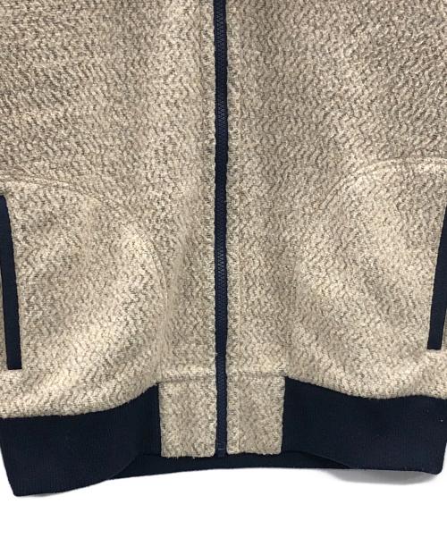 Patagonia（パタゴニア）Patagonia (パタゴニア) フリースジャケット ベージュ×ネイビー サイズ:Sの古着・服飾アイテム
