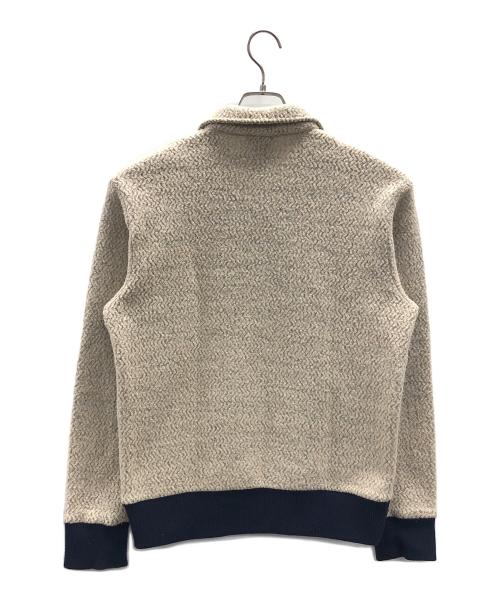 Patagonia（パタゴニア）Patagonia (パタゴニア) フリースジャケット ベージュ×ネイビー サイズ:Sの古着・服飾アイテム