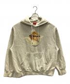 paragraphパラグラフ）の古着「プルオーバーパーカー エンジェルフーディ」｜ライトグレー