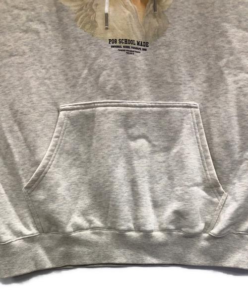 paragraph（パラグラフ）paragraph (パラグラフ) プルオーバーパーカー エンジェルフーディ ライトグレー サイズ:実寸サイズにてご確認ください。の古着・服飾アイテム
