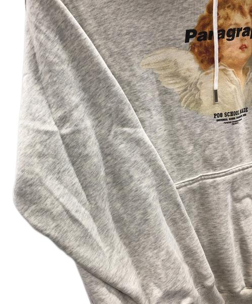 paragraph（パラグラフ）paragraph (パラグラフ) プルオーバーパーカー エンジェルフーディ ライトグレー サイズ:実寸サイズにてご確認ください。の古着・服飾アイテム