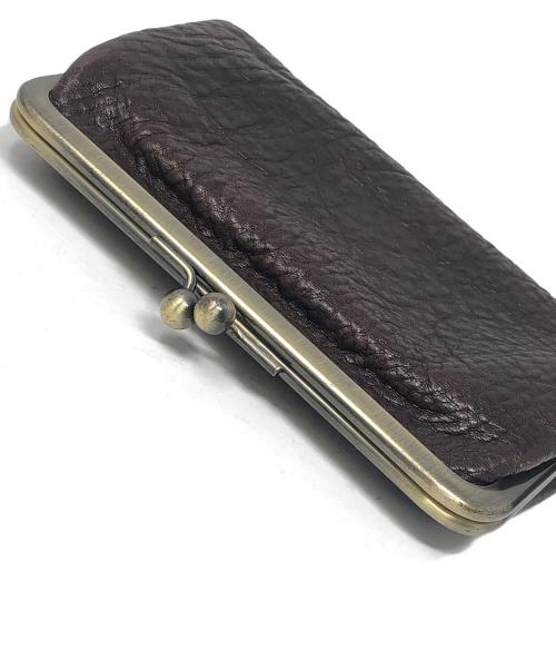 土屋鞄（ツチヤカバン）土屋鞄 (ツチヤカバン) がま口財布 ブラウン サイズ:実寸サイズにてご確認ください。の古着・服飾アイテム