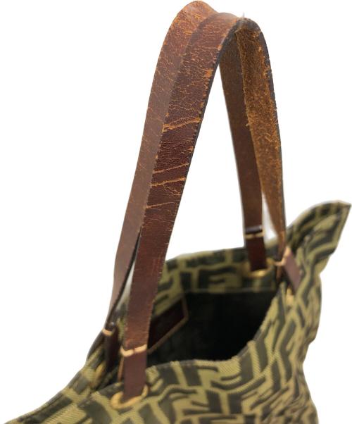 FENDI（フェンディ）FENDI (フェンディ) ハンドバッグ ズッカキャンバス トートバッグ サイズ:実寸サイズにてご確認ください。の古着・服飾アイテム